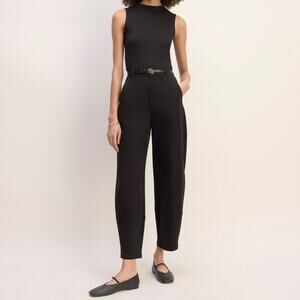 EVERLANE The Utility Barrel Pant Jeans Black {W25}